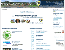 Tablet Screenshot of leobendorf.gv.at