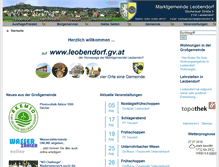 Tablet Screenshot of leobendorf.at